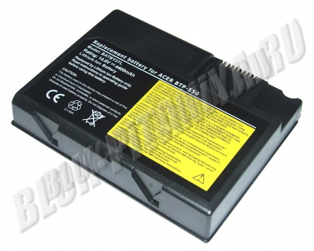 Аккумулятор BTP-550  для ноутбука Acer Aspire 1200, Travelmate 270, 550, Fujitsu Amilo A, A-x600, D-5100, D-5500, D-6100, D-6500, D-7100, D-7500, D-x100, D-x500, LifeBook 30N3C, Rover DISCOVERY UT6, UT7